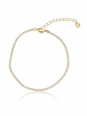 Gold-Filled Tennis Anklet
